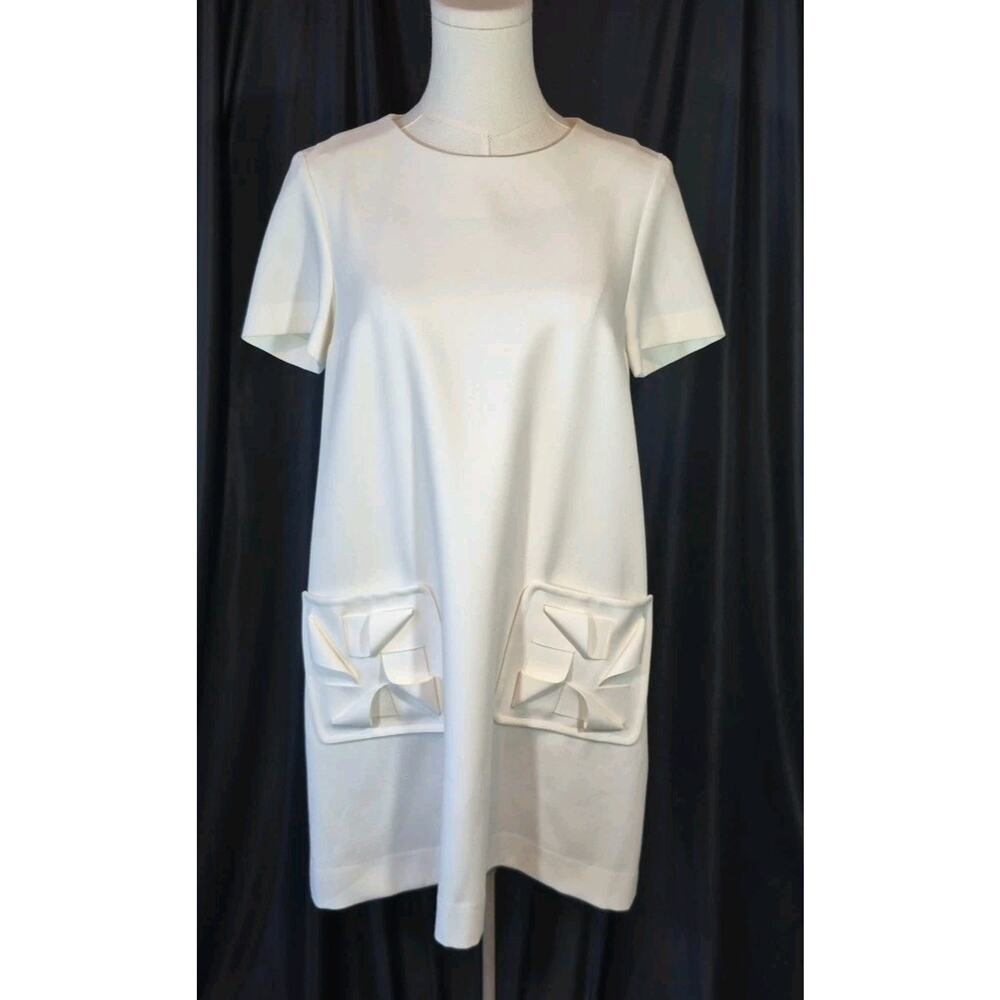 COS Pocket White Cream Mini Dress EUR 34 US 4
